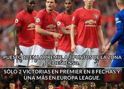 Enlace a Algunos datos lamentables del mal andar del Manchester United