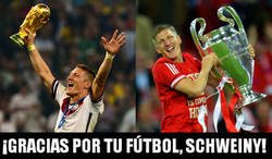 Enlace a El gran Bastian Schweinsteiger cuelga las botas