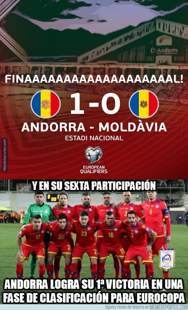 1088277 - Andorra logra estrenarse en una fase previa de Eurocopa