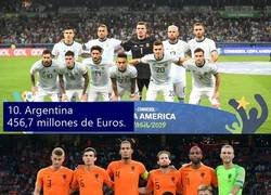 Enlace a El top 10 de las selecciones más valiosas del momento