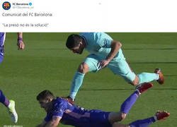 Enlace a De acuerdo con el Barça en esta cuestión