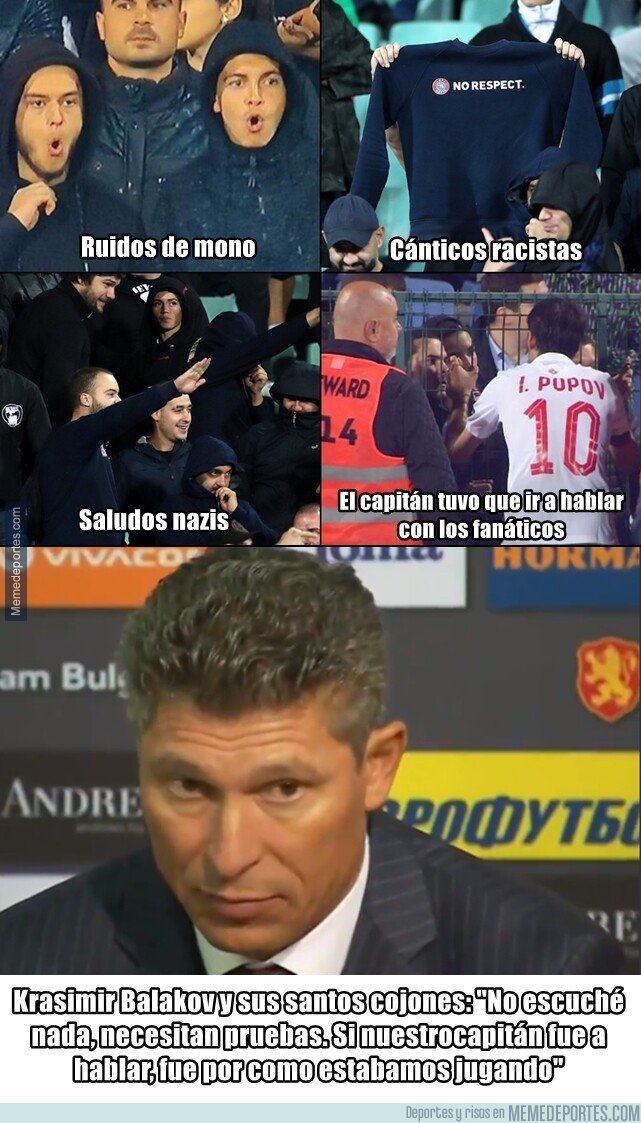 1088523 - El cinismo de Krasimir Balakov, entrenador de Bulgaria sobre lo que vio TODO el mundo.