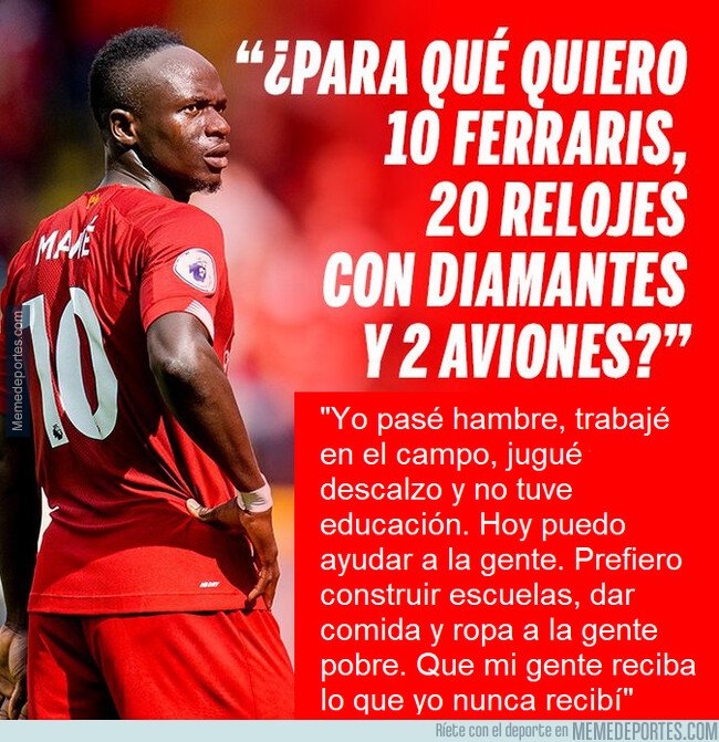 1088647 - Sadio Mané gran futbolista, mejor ser humano