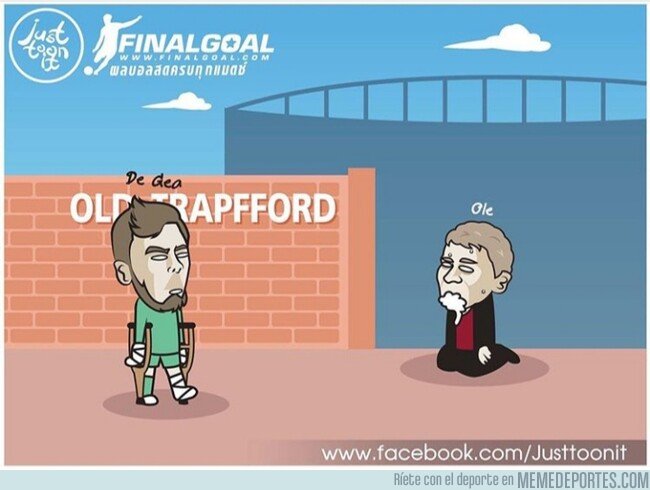 1088708 - La lesión de De Gea era lo que le faltaba a Solskjaer, por @justtoonit_th
