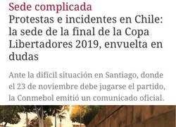 Enlace a Peligra la sede de la final de Libertadores