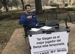 Enlace a Ter Stegen, el mejor desde hace años