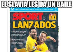 Enlace a Sport disfraza el triunfo del Barcelona