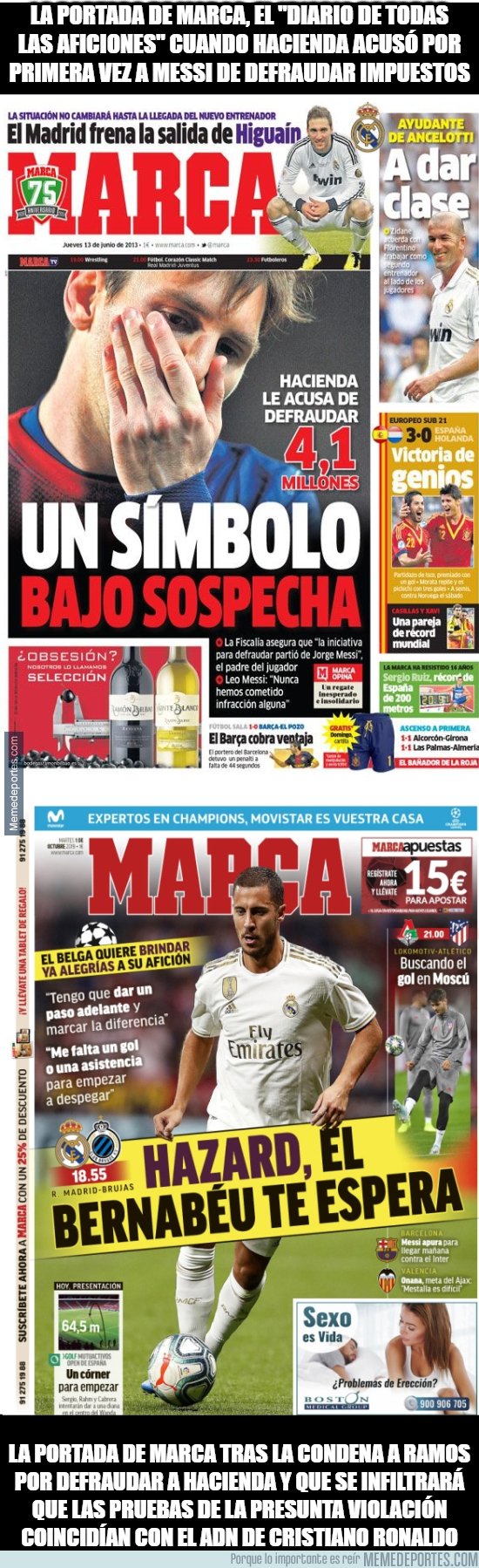 1089249 - Ni rastro de estas noticias en el MARCA. Vergonzoso.