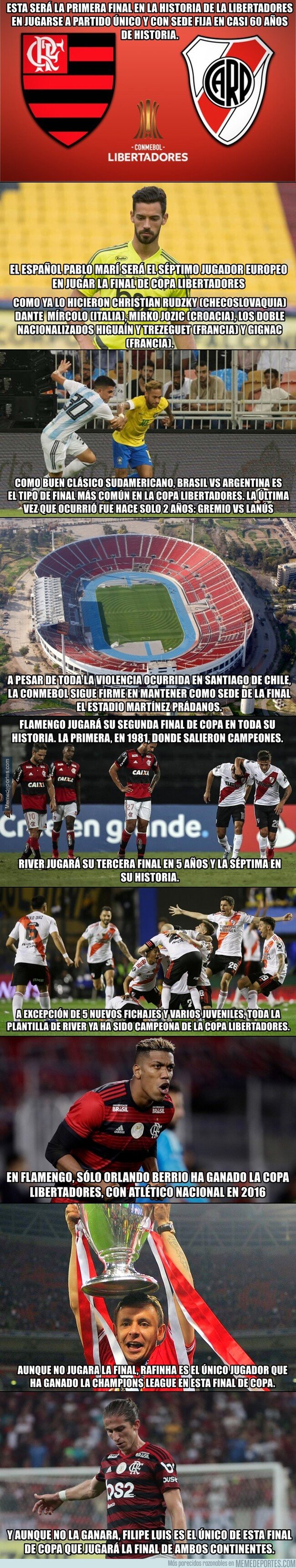 1089281 - Nueve datos para esta nueva final de Copa Libertadores entre River Plate y Flamengo