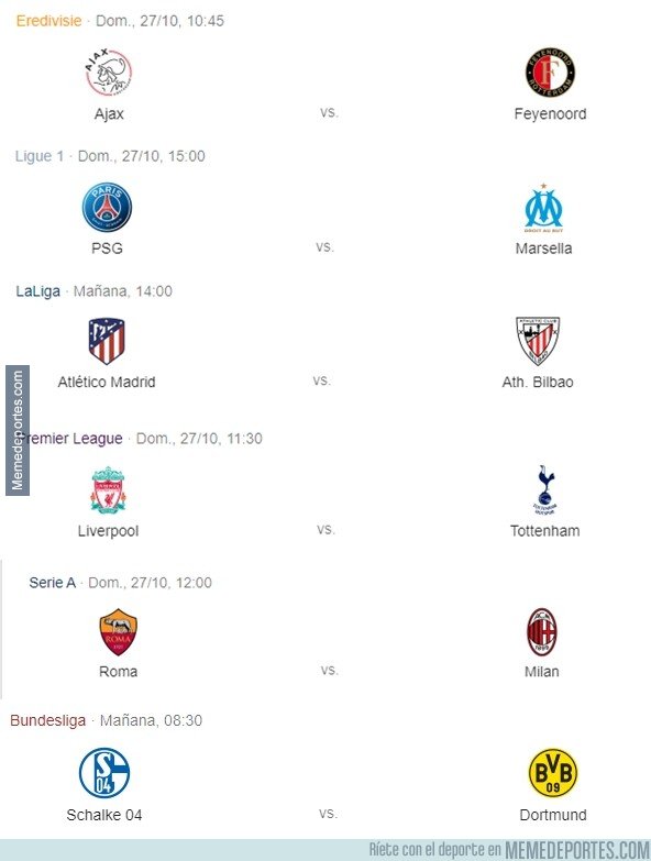 1089294 - No habrá clásico, pero las ligas tendrán algo de picante