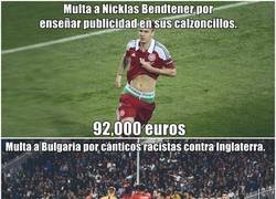 Enlace a La UEFA poniendo multas es como Vinicius disparando al arco