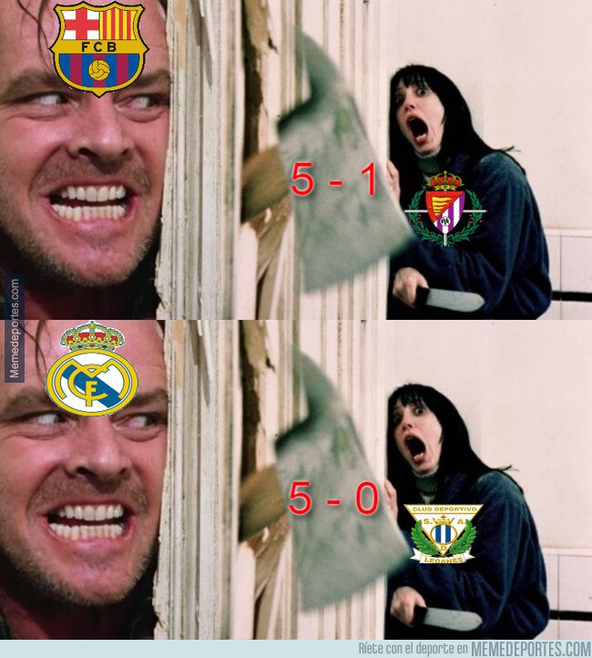 1089730 - El Barça y el Madrid fueron la pesadilla de la víspera de Halloween de sus víctimas...
