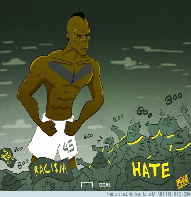 1090023 - Balotelli le marcó un golazo al racismo, por @goalglobal
