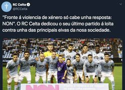 Enlace a Un usuario reprocha al Celta que apoye la lucha feminista y el club le responde de forma tajante y se ha ganado el aplauso de todos