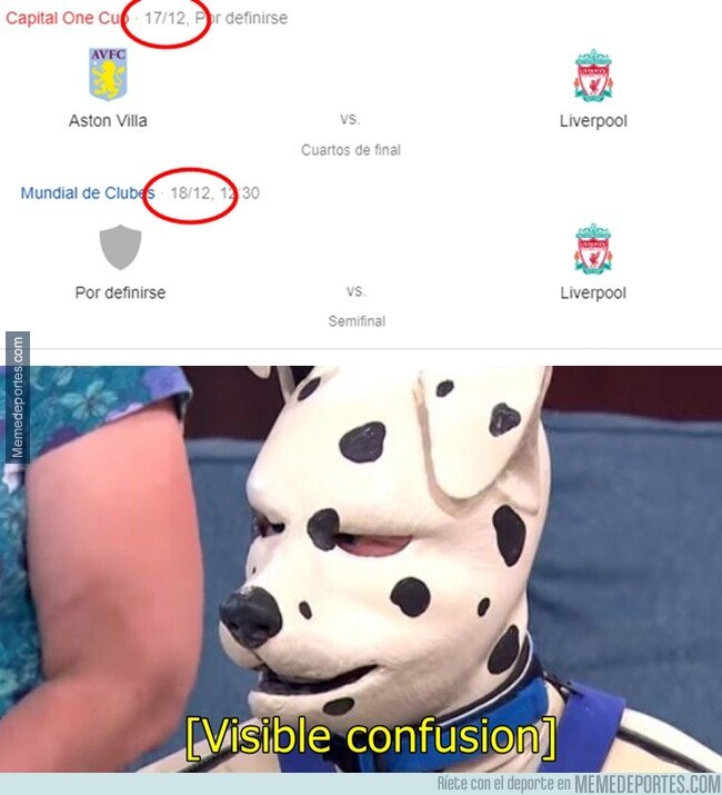 1090138 - El Liverpool jugará 2 partidos distintos en 2 días y en 2 continentes diferentes.