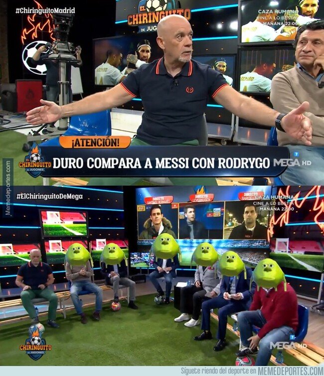 1090331 - Duro compara a Rodrygo con Messi