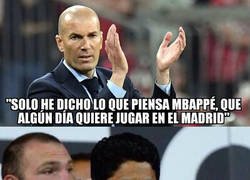 Enlace a Zidane sigue coqueteando con Mbappé