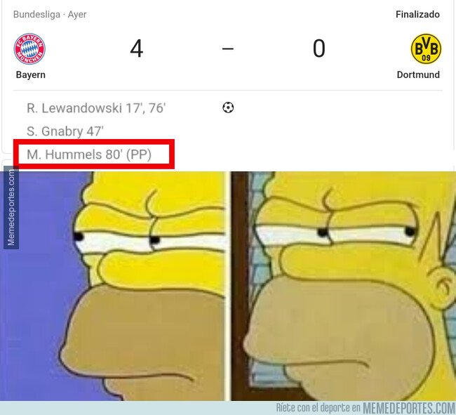 1090645 - Muy sospecho, Sr. Hummels...