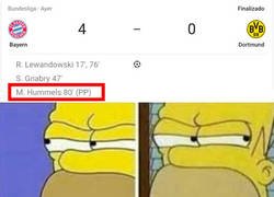 Enlace a Muy sospecho, Sr. Hummels...