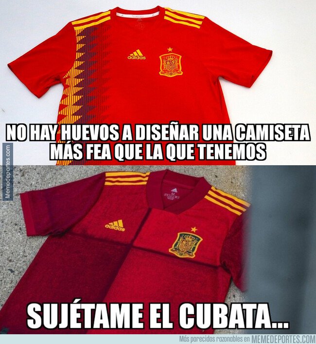 1090770 - Los que diseñan las camisetas de la Selección están borrachos