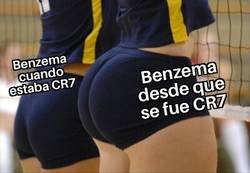 Enlace a Benzema es otro desde que asumió el rol de líder