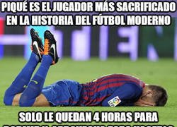 Enlace a Piqué, el héroe del fútbol