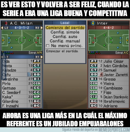 1090938 - El gran cambio de la Serie A con el paso del tiempo