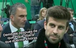 Enlace a Dembélé ahora mismo piensa de Piqué lo mismo que un miembro de V0X