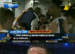 Enlace a Así arengó el médico del Madrid de basket a los jugadores blancos antes de medirse al Barça
