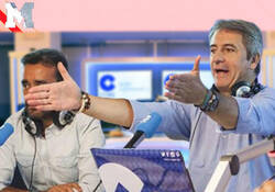 Enlace a La bronca monumental de Juanma Castaño y Manolo Lama en directo por el 'caso Luis Enrique' en la que se recuerdan el polémico pasado en 'Deportes Cuatro'