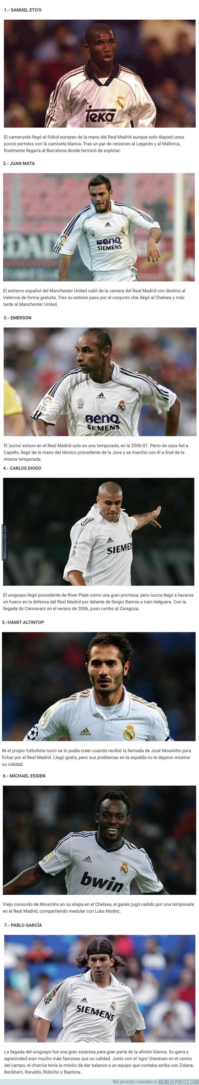 1091643 - 7 jugadores que vistieron la camiseta del Real Madrid y preferirías no haber recordado