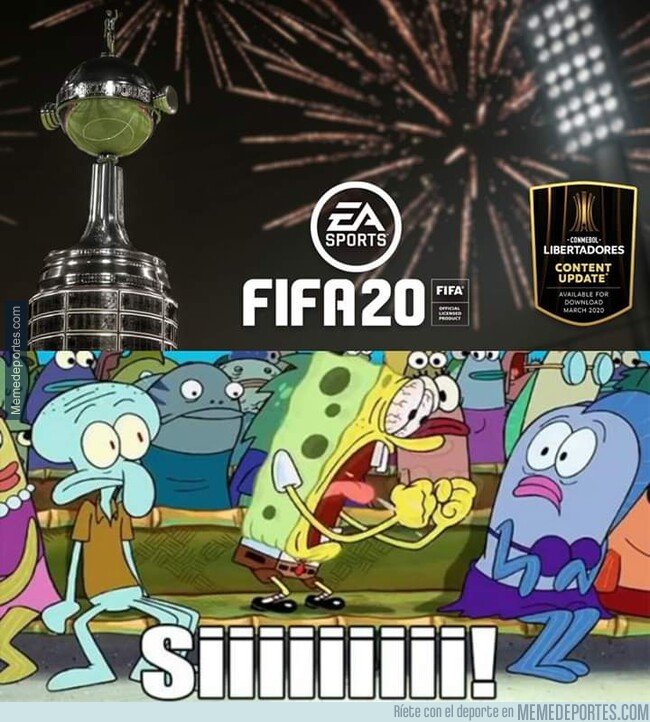 1091677 - Cuando te enteras que la Libertadores llega al FIFA 20