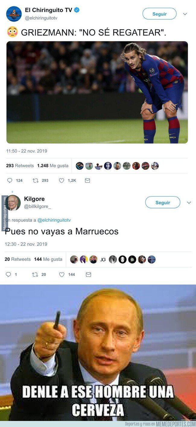 1091767 - La brutal respuesta a la frase de Griezmann que dice que no sabe regatear