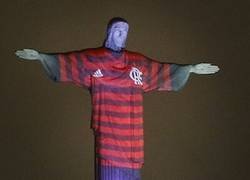Enlace a Así lució el Cristo del Corcovado para animar a Flamengo en la final de la Libertadores