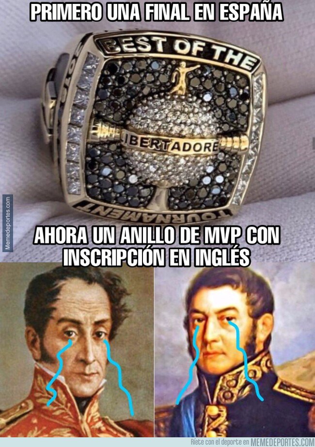 1091810 - Los libertadores no estarán muy contentos con su copa