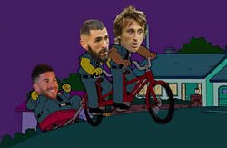 Enlace a Entre Modric y Benzema sacaron adelante el error inicial de Ramos