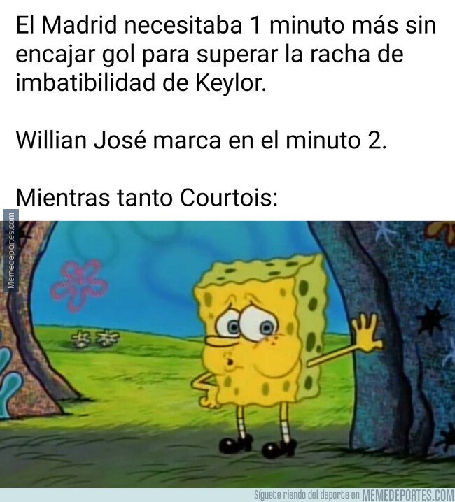 1091902 - Courtois supera la racha de Keylor... de milagro