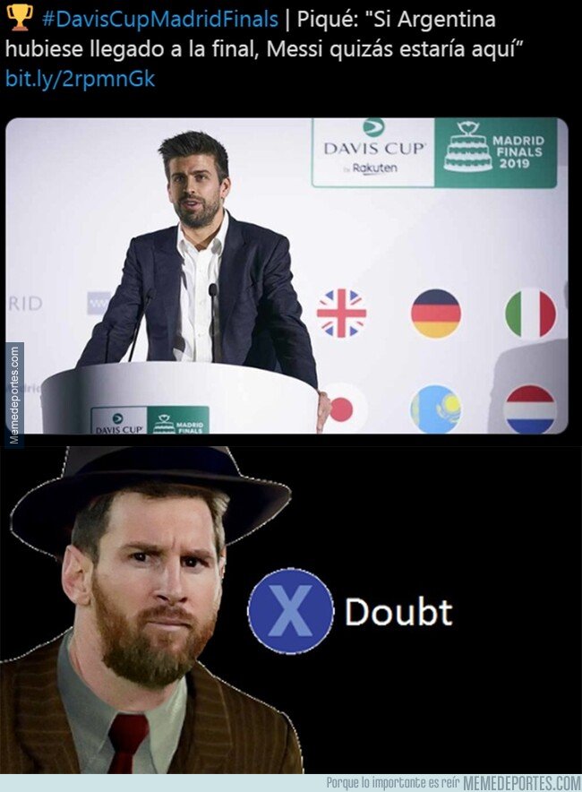 1091933 - No he visto a Messi en un partido de tenis en mi vida