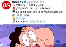 Enlace a ¿Gol del Villarreal, gol del Celta o siguen empate a cero?