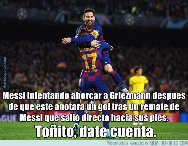 1092175 - Otro desplante de Messi a Griezmann que le odia