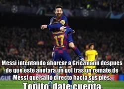 Enlace a Otro desplante de Messi a Griezmann que le odia