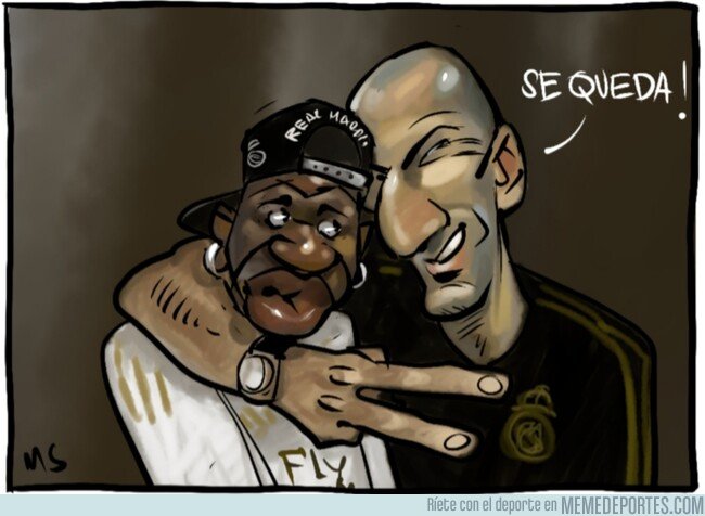 1092311 - Zidane confirma que Vinicius no se va a ninguna parte, por @Yesnocse