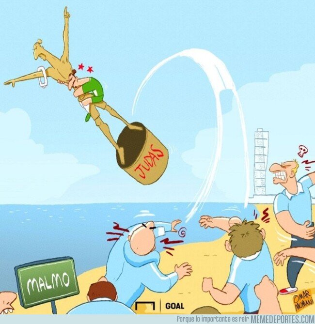 1092312 - Los seguidores del Malmo le declaran la guerra a Zlatan tras haber comprado acciones del Hammarby, por @goalglobal