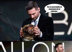 Enlace a Messi se ha pensado mejor lo de su retirada... después del hat-trick de Joaquín