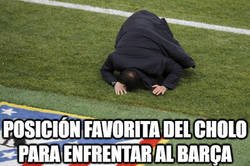 Enlace a El Cholo siempre le asegura 6 puntos fijos al Barça en liga