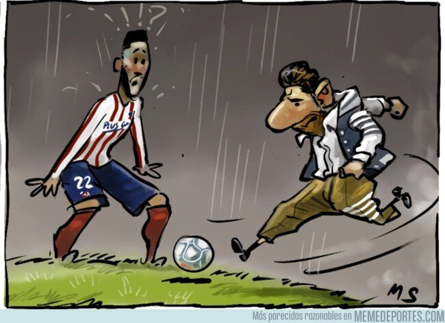 1092497 - La indumentaria del primer equipo culé aturdió a los jugadores del Atlético, por @yesnocse