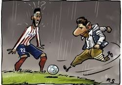 Enlace a La indumentaria del primer equipo culé aturdió a los jugadores del Atlético, por @yesnocse