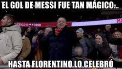 Enlace a Pillaron a Florentino apoyando al Barça en el Metropolitano