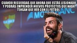 Enlace a Piqué ahora tendrá tiempo para sus cosas