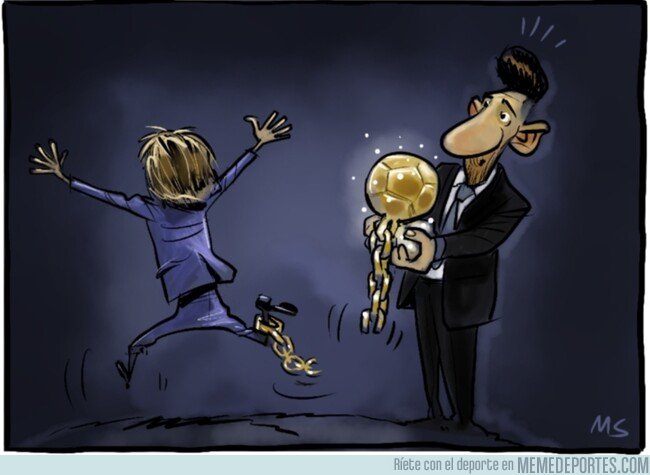 1092579 - Modric se deshace de la presión de ser Balón de Oro, por @yesnocse